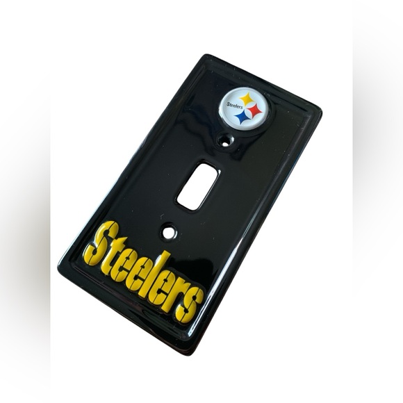 Steelers Ceramic Light Switch Cover - Picture 1 of 3